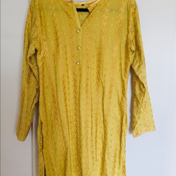 2 pcs Indian Pakistani cotton embroidered kameez - Picture 5 of 7